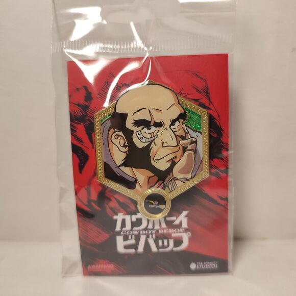 Cowboy Bebop Jet Black Golden Series Enamel Pin Official Full Color Badge - Picture 1 of 2